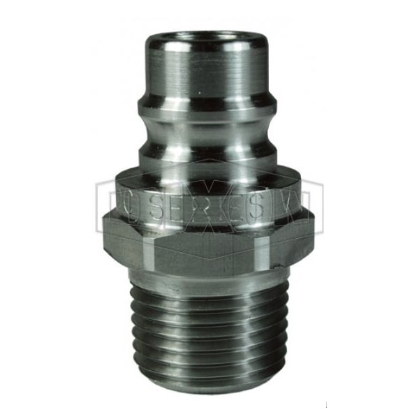 V/Snap-Tite H/IH Unvalved Hydraulic Interchange Coupler, 1/4 in x 1/4-18 Nominal, Quick-Connect x MN